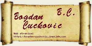 Bogdan Čučković vizit kartica